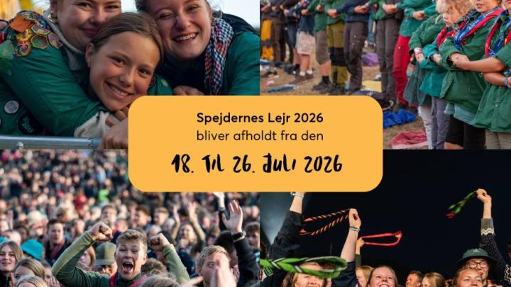 Spejdernes Lejr teaser med glade spejdere
